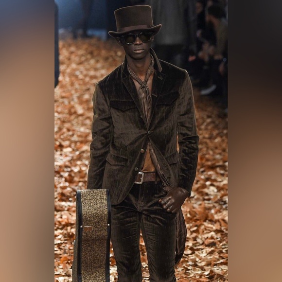 John Varvatos Collection velvet button front jacket. Size EU 48 USA 38 - Picture 1 of 14